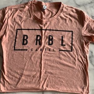 Barbell crop top